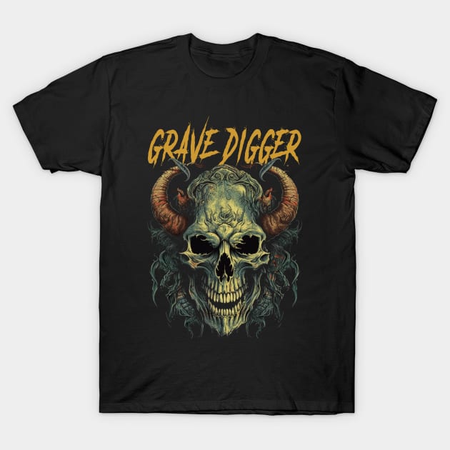 GRAVE DIGGER VTG T-Shirt by a.rialrizal